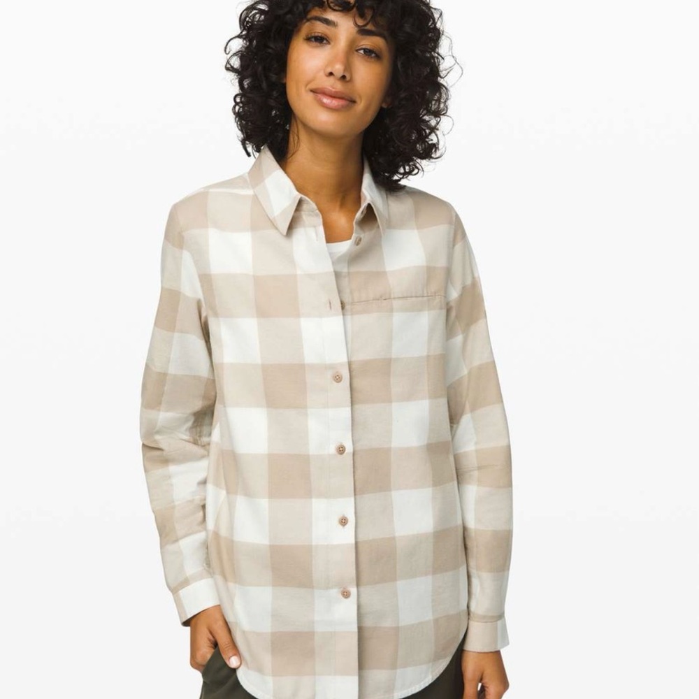 Lululemon long sleeve flannel